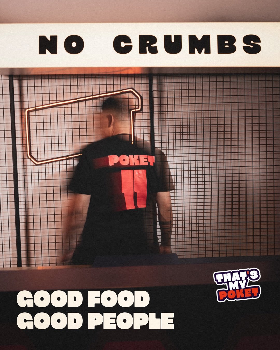 Good Food Good People campaign with a POKET team member.